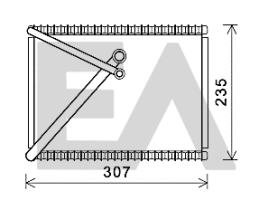 ElectroAuto 43B78008 - EVAPORADOR->APLICACION ORIGINAL VOL