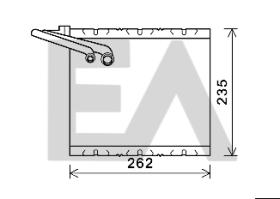 ElectroAuto 43B78009 - EVAPORADOR->APLICACION ORIGINAL VOL