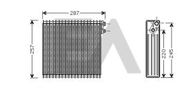 ElectroAuto 43H0003 - BATERIA EVAP.TOYOTA COROLLA