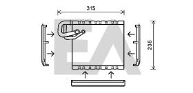 ElectroAuto 43M0026 - EVAPORADOR->EQUIPO ORIGINAL MERCEDE