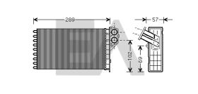 ElectroAuto 45C55017 - RADIADOR CALEFACCION PEUGEOT