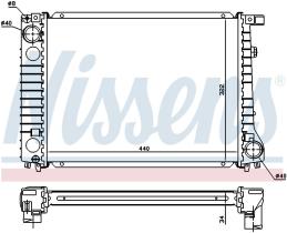  60797A - RADIADOR BMW 3 E30(82-)325 I