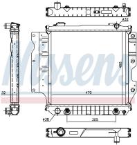  60993 - RADIADOR JEEP WRANGLER  (YJ)(87-)4.