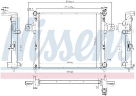  61038 - RADIADOR JEEP GRAND CHEROKEE(WK.WH)