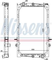  61446A - RADIADOR DAF 85 CF(98-)380