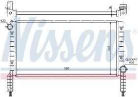  61768 - RADIADOR FIAT DOBLO(119.223)(01-)1.