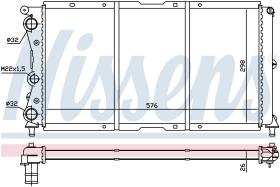  61859 - RADIADOR FIAT PUNTO I(176)(93-)1.4