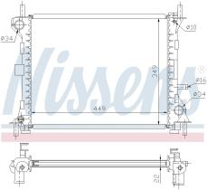  62074 - RADIADOR FORD FOCUS I(CAK)(98-)1.4