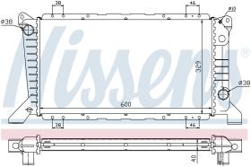  62241A - RADIADOR FORD TRANSIT(EY)(94-)2.5 D