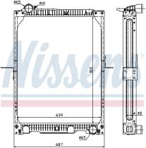  62524A - RADIADOR MERCEDES NG 90(87-)30 TONS