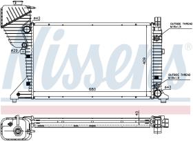  62597A - RADIADOR MERCEDES SPRINTER W 901-90