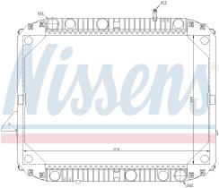  62622 - RADIADOR MERCEDES LK (84-) 8 TONS