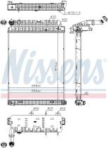  62648 - RADIADOR MERCEDES ATEGO(98-)2628