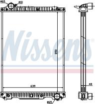  626570 - RADIADOR MERCEDES NG 90(87-)32 TONS