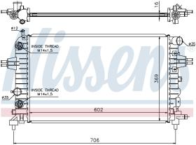  63027A - RADIADOR SATURN ASTRA(04-)1.8 I 16V
