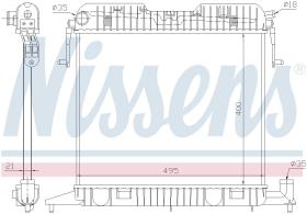  63043 - RADIADOR OPEL OMEGA A(86-)2.0 I