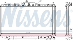  64643A - RADIADOR TOYOTA AVENSIS(T22#)(97-)2