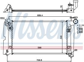  64646A - RADIADOR TOYOTA AVENSIS(T25#)(03-)1