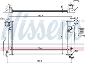  64648A - RADIADOR TOYOTA AVENSIS(T25#)(03-)1