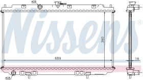  67344A - RADIADOR NISSAN PRIMERA(P12.W12)(02