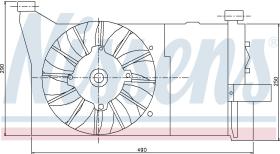 Nissens 85132 - VENTILADOR FIAT SEICENTO(187)(98-)0