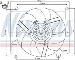 Nissens 85143 - VENTILADOR LANCIA Y(840)(95-)1.4 I