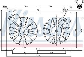 Nissens 85269 - VENTILADOR HONDA ACCORD VII(CL,CM)(