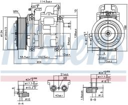  890023 - COMPRESOR MERCEDES ATEGO(98-)2523.2