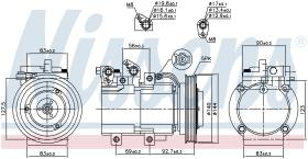  890182 - COMPRESOR HYUNDAI TERRACAN(HP)(01-)