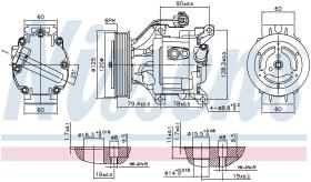  890323 - COMPRESOR TOYOTA COROLLA(E12#.E13#)