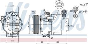  89050 - COMPRESOR VAUXHALL ASTRA H(04-)2.0