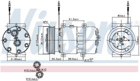  89168 - COMPRESOR RENAULT MEGANE I (95-) 1.