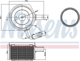 Nissens 90669 - RADIADOR ACEITE RENAULT MODUS(04-)1