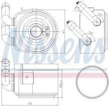 Nissens 90695 - RADIADOR ACEITE LINCOLN LS(98-)3.0