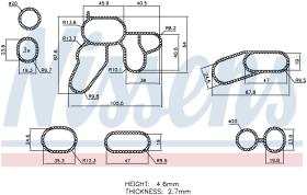 Nissens 9070005 - RADIADOR ACEITE FIAT SIENA(178)(96-