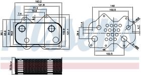 Nissens 90712 - RADIADOR ACEITE AUDI A 6/S 6(C5)(97