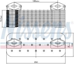  90757 - RADIADOR ACEITE MERCEDES ACTROS MP1