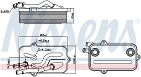 Nissens 90782 - RADIADOR ACEITE AUDI A 6/S 6(C6)(04