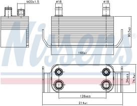 Nissens 90788 - RADIADOR ACEITE RANGE ROVER SPORT(L