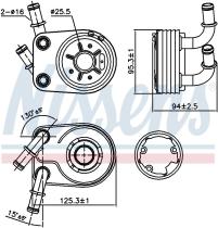 Nissens 90794 - RADIADOR ACEITE FIAT STILO(192)(01-