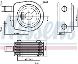 Nissens 90798 - RADIADOR ACEITE RVI-RENAULT TRUCKS