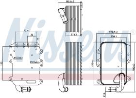 Nissens 90807 - RADIADOR ACEITE AUDI A 4 ALLROAD(B8