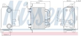 Nissens 90833 - RADIADOR ACEITE BMW 6 E63-E64(04-)6