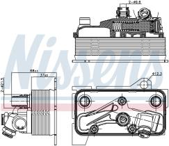 Nissens 90870 - RADIADOR ACEITE MERCEDES C-CLASS W