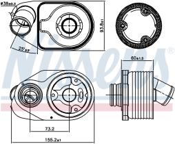 Nissens 90888 - RADIADOR ACEITE FIAT DUCATO(250)(06