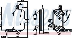 Nissens 90891 - RADIADOR ACEITE OPEL CORSA D(06-)1.