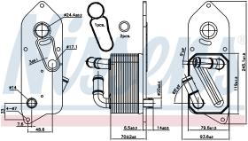 Nissens 90892 - RADIADOR ACEITE FORD TRANSIT(TTG)(1