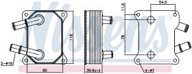 Nissens 90897 - RADIADOR ACEITE FORD S-MAX(CA1)(06-