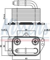 Nissens 90899 - RADIADOR ACEITE FIAT SCUDO(270)(07-