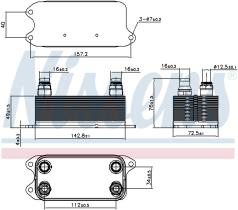 Nissens 90909 - RADIADOR ACEITE MERCEDES C-CLASS W